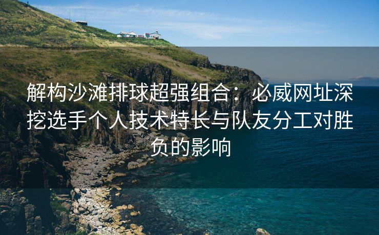 解构沙滩排球超强组合：必威网址深挖选手个人技术特长与队友分工对胜负的影响  第1张