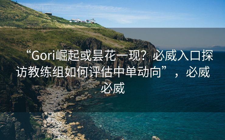 “Gori崛起或昙花一现？必威入口探访教练组如何评估中单动向”，必威必威  第2张