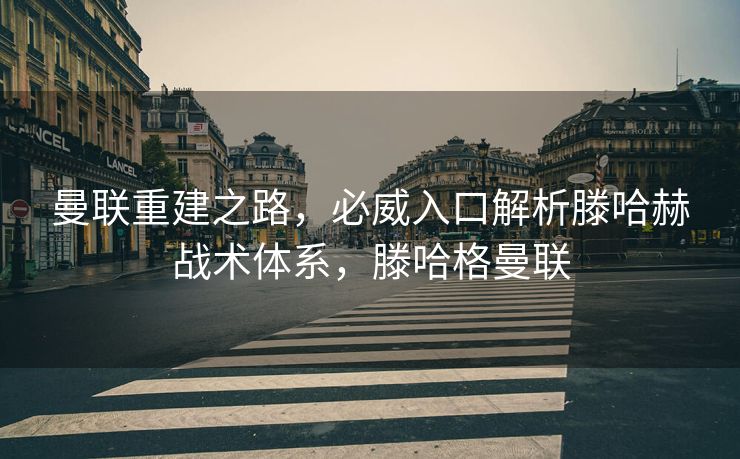 曼联重建之路，必威入口解析滕哈赫战术体系，滕哈格曼联